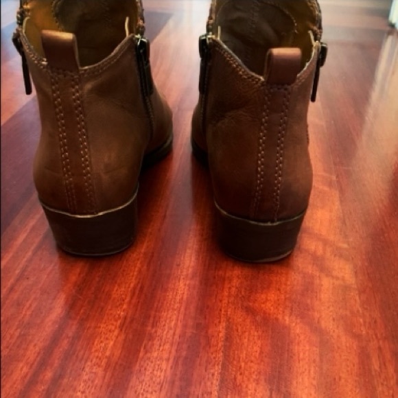 Lucky Brand Basel Leather Flat Bootie - Picture 9 of 9